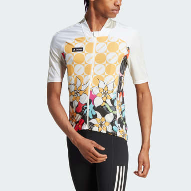 Rich Mnisi x The Cycling Short Sleeve Jersey Bialy