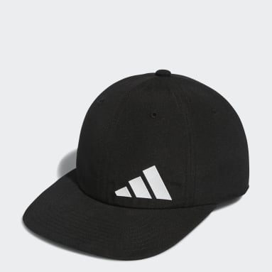 Men's Training Black Offset 3-Bar Snapback Hat