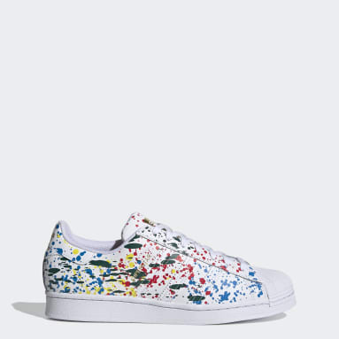 Men Originals White Superstar Shoes