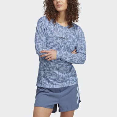 T-shirt à manches longues Terrex Trail Running Bleu Femmes TERREX