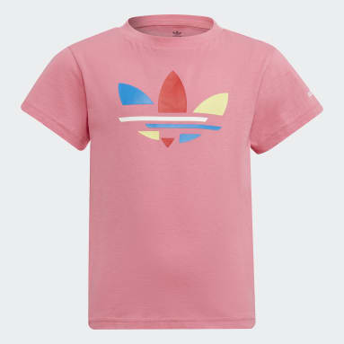 Camiseta Adicolor Rosa Niño Originals