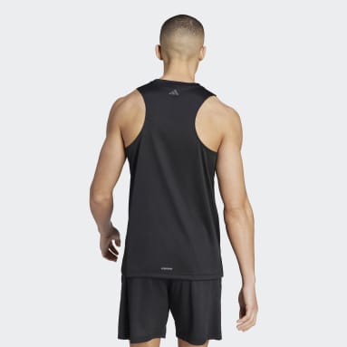 Débardeur de training HIIT noir Hommes Entraînement