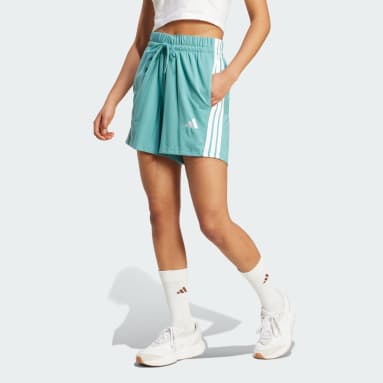 Essentials 3-Stripes Cotton Shorts