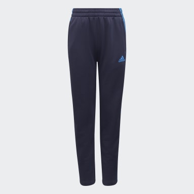 Jungen Fitness & Training AEROREADY Primegreen 3-Streifen Tapered Hose Blau