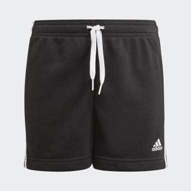 Pantalón corto adidas Essentials 3 bandas Negro Niña Sportswear