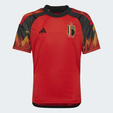 Camiseta primera equipación Bélgica 22 Rojo Niño Fútbol