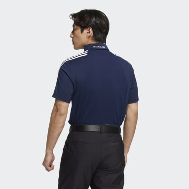 Men Golf Blue AEROREADY 3-Stripes Polo Shirt