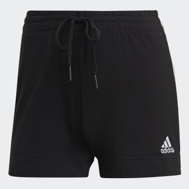 Calções Justos 3-Stripes Essentials Preto Mulher Sportswear