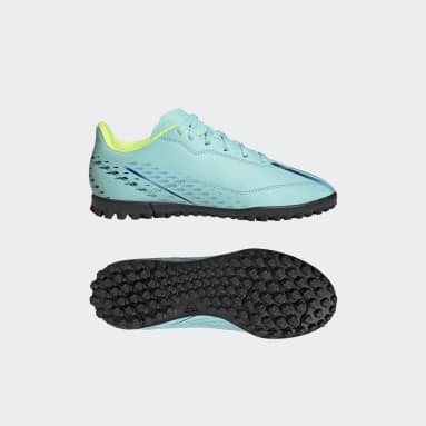Botas de Futebol X Speedportal.4 — Piso sintético Azul Criança Futebol