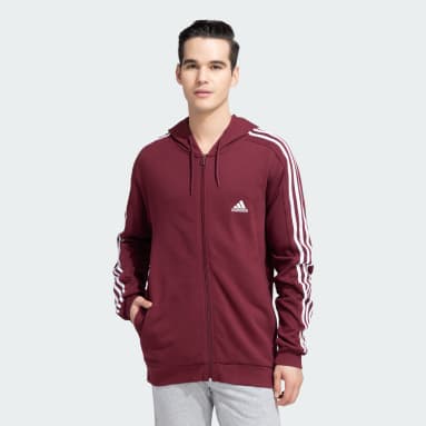 3 STRIPES FULL ZIP HOODED SWEATSHIRT