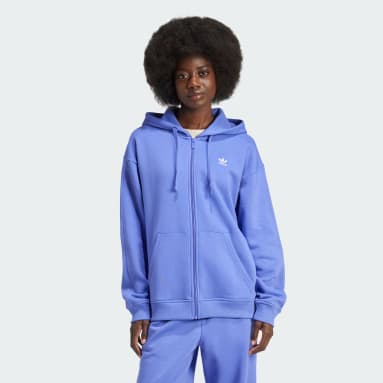 Sweat adidas bleu femme best sale
