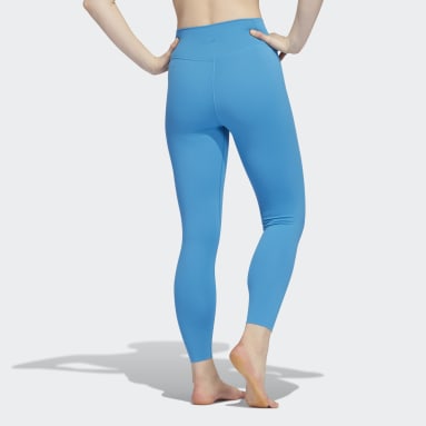 Mallas 7/8 adidas Yoga Luxe Studio Azul Mujer Dance