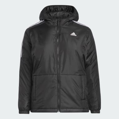 Women's Sportswear Black Essentials Insulated Hooded Jacket (Plus Size)