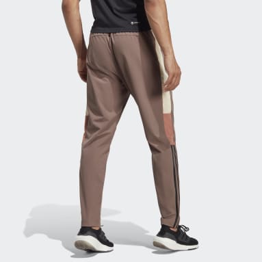 Pantalón Training Colorblock 3 Rayas Café Hombre Training