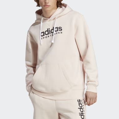 Sweat-shirt à capuche graphique en molleton All SZN Rose Hommes Sportswear