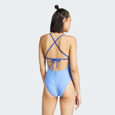 Padded Colorblock X-Back Swimsuit