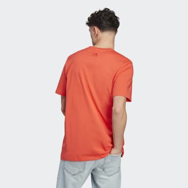 Men's Sportswear Red Essentials Single Jersey Big Logo Tee