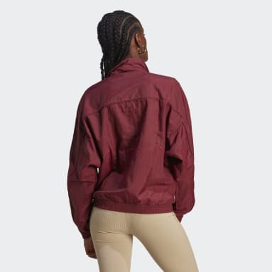 Chaqueta Premium Essentials Nylon Burgundy Mujer Originals