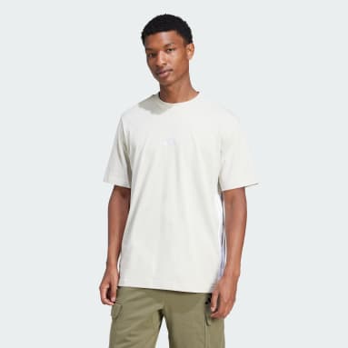 Camiseta Malha Simples Essentials Três Listras