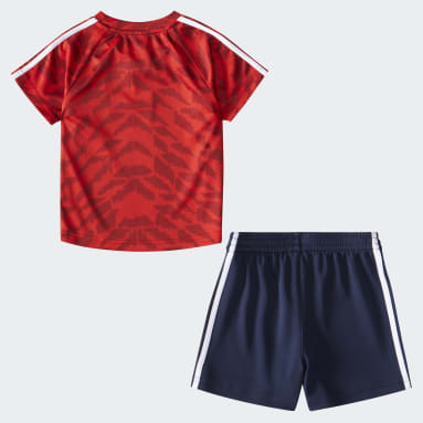 Infant & Toddler Sportswear Red IB SOCCER TEE SHORT SET