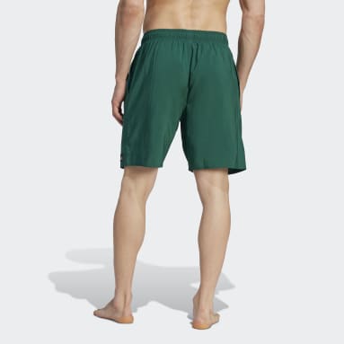 Mænd Sportswear Grøn Solid CLX Classic-Length badeshorts