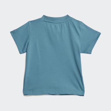 Kinderen Originals blauw Trefoil T-shirt