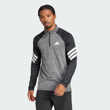 Icon 3-Streifen 1/4-Zip Longsleeve