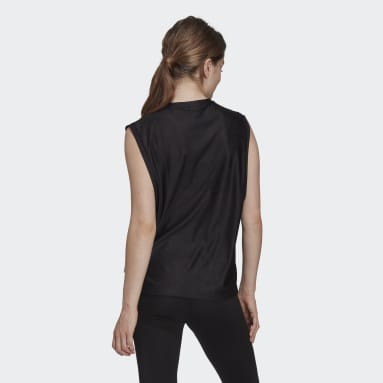 Camiseta sin mangas Made To Be Remade Running Negro Mujer Running