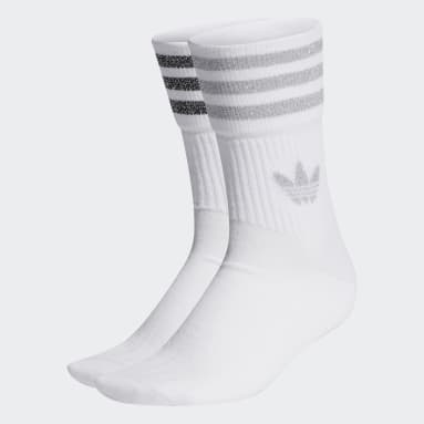 ミッドカット グリッター クルーソックス 2足組