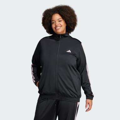 Tricot 3-Stripes Track Jacket (Plus Size)