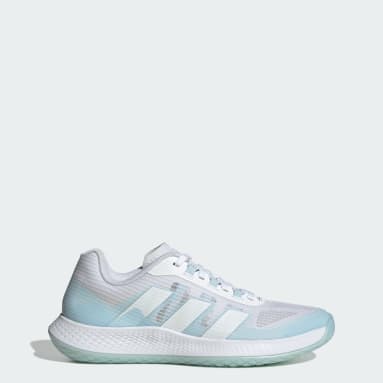 Women Netball White Forcebounce 2.0 Volleyball Shoes