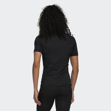 T-shirt d'entraînement Techfit Noir Femmes Fitness Et Training