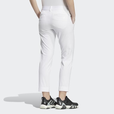Women Golf White 스테이트먼트 스트레치 팬츠