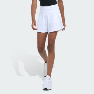 Detached Wide Waistband 3-Stripes Flounce Skort