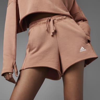 Pantalón corto Collective Power High-Rise Relaxed Marrón Mujer Sportswear