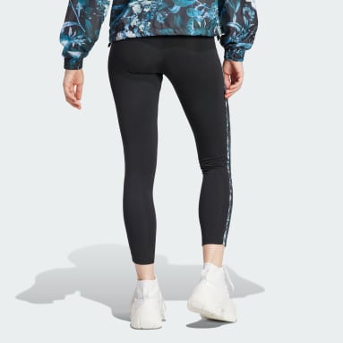 Legging Três Listras Flower Preto Mulher Originals