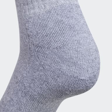 Women's Walking Grey Athletic Crew Socks 6 Pairs