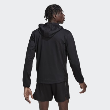Men Training Black HIIT Training Full-Zip Hoodie
