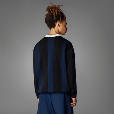 adidas Rolling Links Long Sleeve Polo Shirt - Black | Free