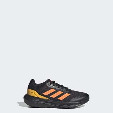 Zapatillas Run Falcon 3 con Cordones Negro Niño Sportswear
