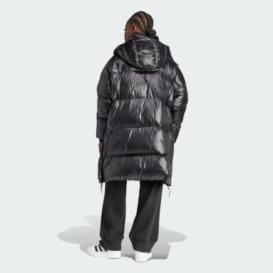 Chaqueta larga Puffed Negro Mujer Originals
