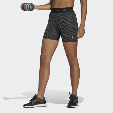 Calções de Cintura Subida Techfit Hyperglam Multicolour Mulher Ginásio E Treino