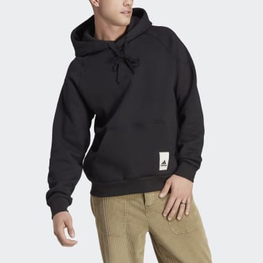 Sweat-shirt à capuche en molleton Lounge noir Hommes Sportswear