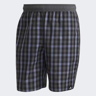 Muži Plavání černá Plavecké šortky Classic-Length Check