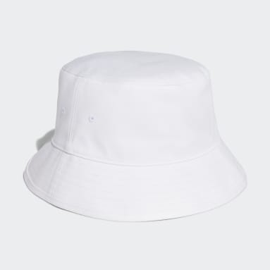 Originals White Trefoil Bucket Hat