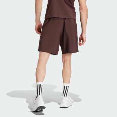 Brown adidas shorts sales