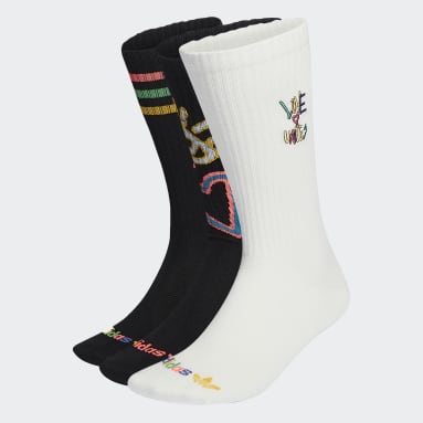 Originals Black Mid-Cut Socks 3 Pairs