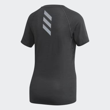 Camiseta Runner Negro Mujer Running