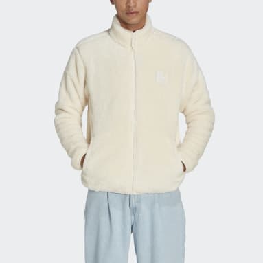 Heren Originals Essentials+ Fluffy Fleece Trainingsjack