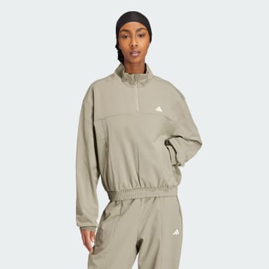 AEROREADY Train Essentials Woven Quarter-Zip Track Jacket